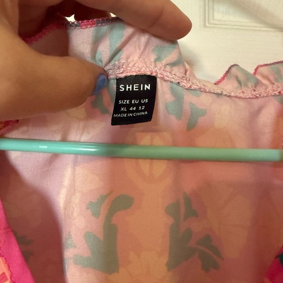 Pink Pattern Dress - Picture 3 of 3